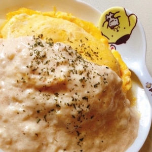 つまみに簡単！はんぺんチーズの★明太ソースがけ